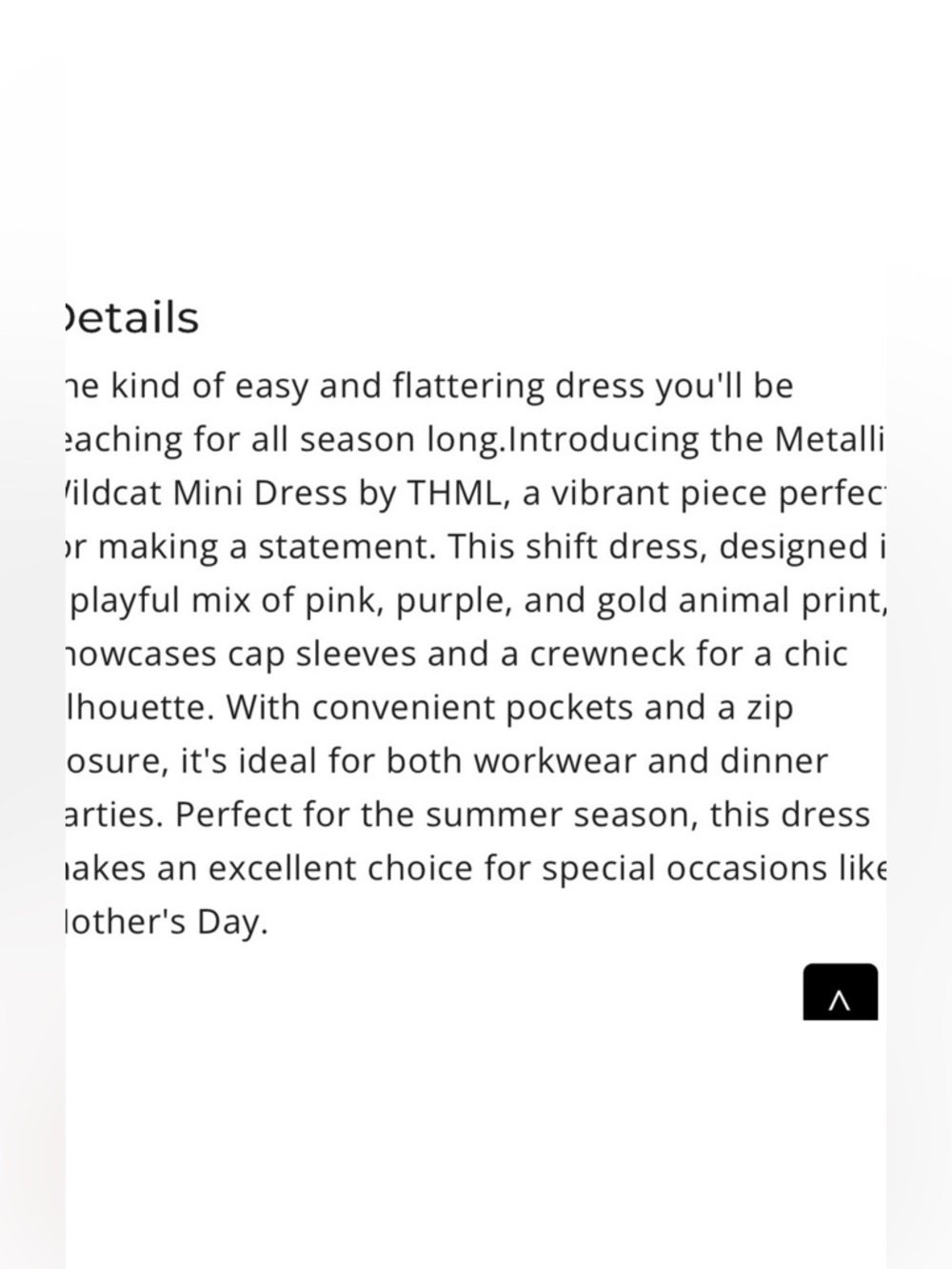 THML Metallic Wildcat Mini Flutter Sleeve Dress - Picture 8 of 12